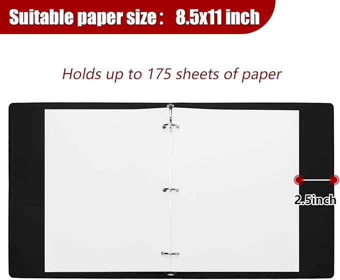Vienrose 3 Ring Binder 1 Inch Round Rings with Linen Fabric Cover, Fits 8.5 x 11 Inch Paper, Durable Organizer for School, Office, Home, Recipes (2 Pack,LightGreen)