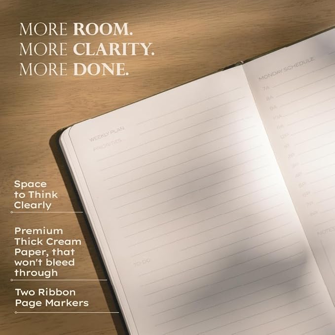 Anecdote 2026-2027 Planner: A Monthly, Weekly & Daily Planner with Calendar | 8.5" x 5.2" | Hardcover To-Do List Organizer, Planning Your Success, Start Anytime, Achieve Productivity Goals (Blossom)