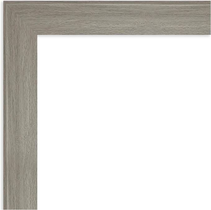 Amanti Art Grey Framed Magnetic Board 28x28 Medium Vision Board for use with Magnets, 100% Metal Sheet to Display Items as Office Decor or for Home Organization in mudroom, Kitchen or Kids Room