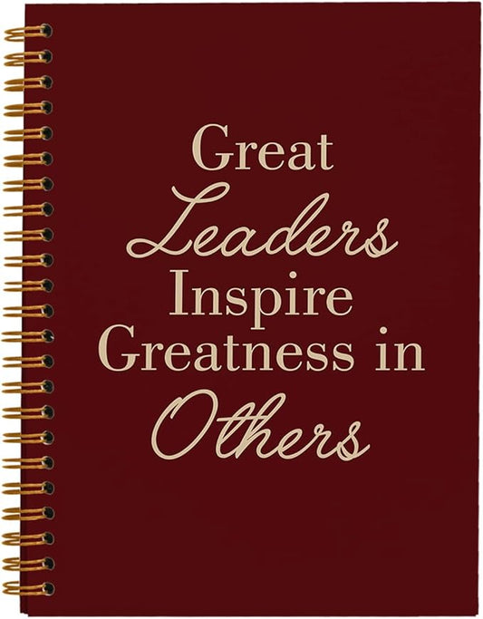 OXW Red Meeting Notebooks for Work, Leadership Gifts Office Work Notebook Journal for Writing Note Taking, Thank You Gifts for Women Men Leader Boss Mentor Principal Manager, 5.5"x8.3"