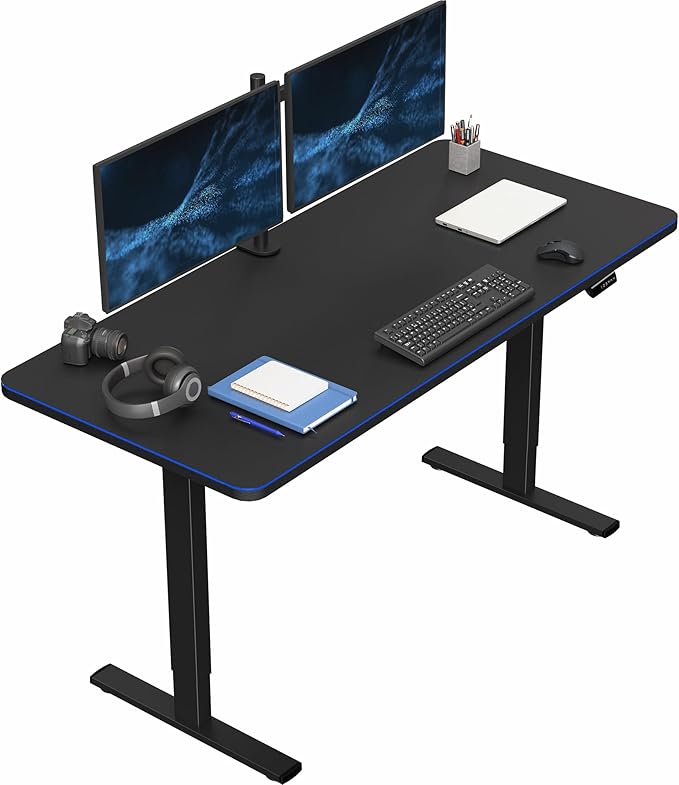 VIVO Electric 60 x 30 in Standing Desk with Full-Size... (Black, 60x30in)