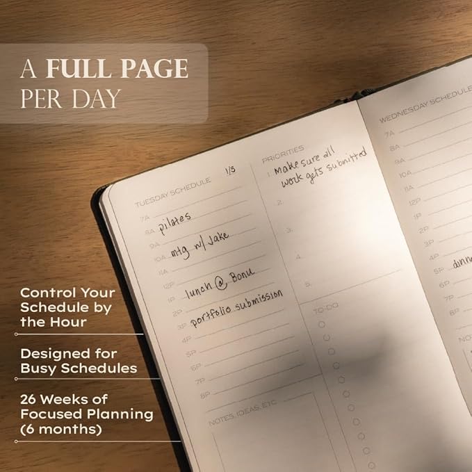 Anecdote 2026-2027 Planner: A Monthly, Weekly & Daily Planner with Calendar | 8.5" x 5.2" | Hardcover To-Do List Organizer, Planning Your Success, Start Anytime, Achieve Productivity Goals (Blossom)