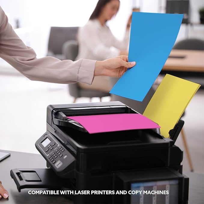 TerraSlate Waterproof Paper, Rip-Proof Colored Paper, Magenta Pink, 25 Sheets, 10 Mil (120 lb Cover), 8.5" x 11", Laser Printer and Copy Machine Compatible