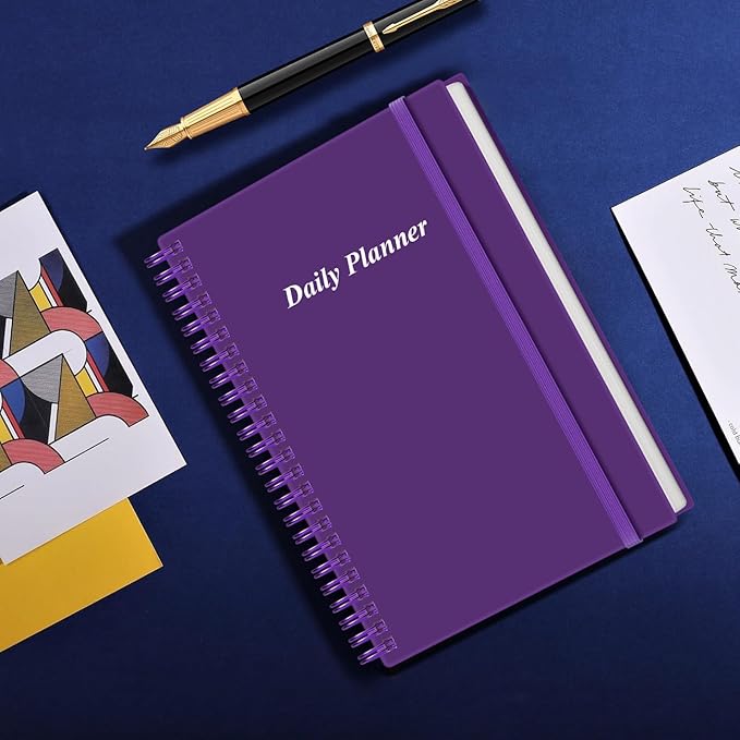 Daily Planner Undated (Purple, A5)