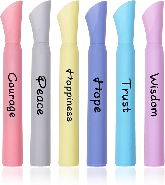 EooUooIP Aesthetic Pastel Highlighters 6-Pack