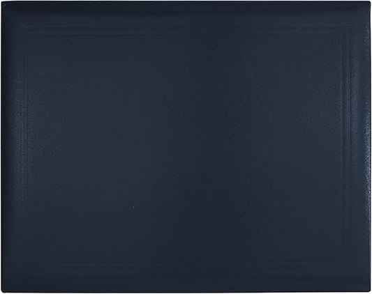 GraduationMall 8.5"x11" Smooth Padded Diploma Cover Certificate Holder Darkblue,6-Packs
