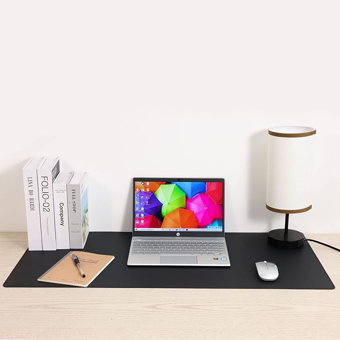 Wolaile Desk Blotter Pad — 27×13 in, Beige