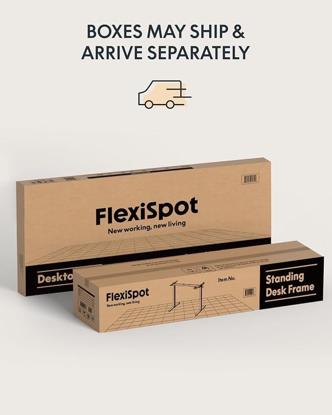 FLEXISPOT Solid Rubberwood Electric Standing Desk with Elegant Oval Legs, 63"x24" Height Adjustable Desk for Home Office & Living Spaces (White Frame)