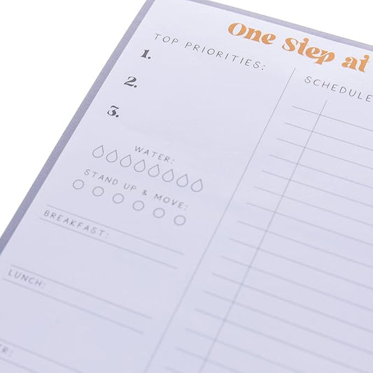 Graphique Self Care To-Do List Notepad | 150 Tear-Away Sheets | Task Planner | Daily Organizer | Memo Writing Pad | Priority Checklist | Undated | 6” x 8”