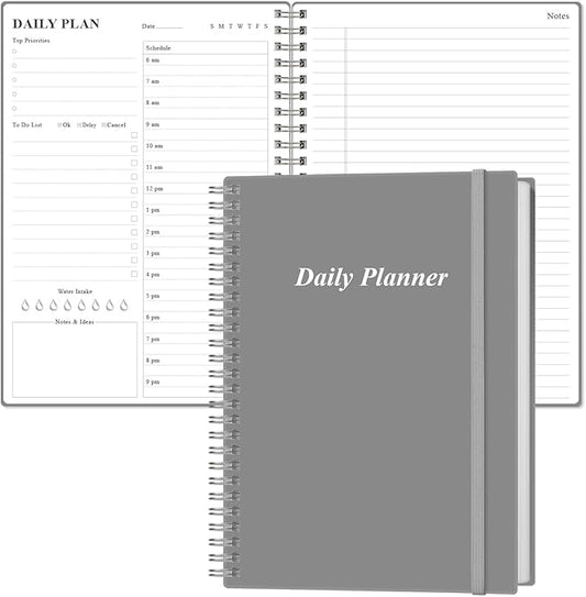 Daily Planner Undated (Grey, B5)