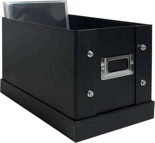 CheckOutStore Black Stamp & Die Craft Scrapbook Storage Pocket Box - 10 x 6 x 6 (Pack of 10)