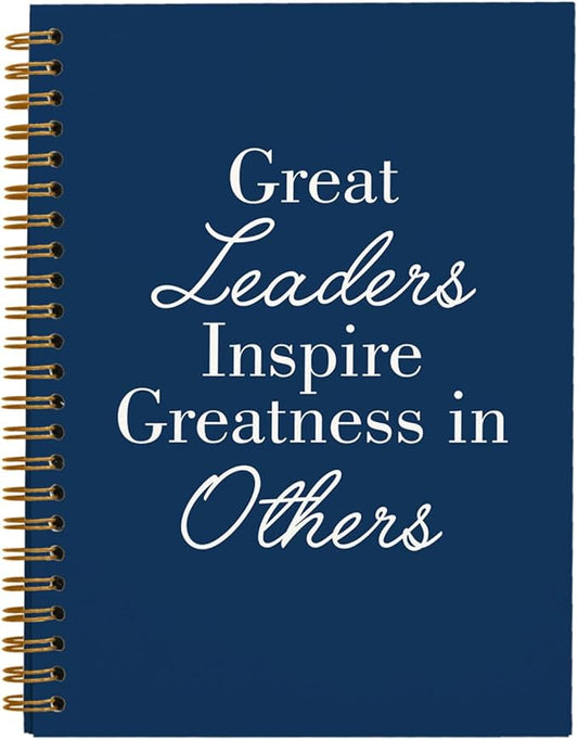 OXW Navy Blue Meeting Notebooks for Work, Leadership Gifts Office Work Notebook Journal for Writing Note Taking, Thank You Gifts for Women Men Leader Boss Mentor Principal Manager, 5.5"x8.3"