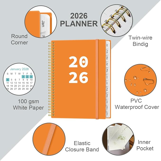 2026 Planner (Orange)