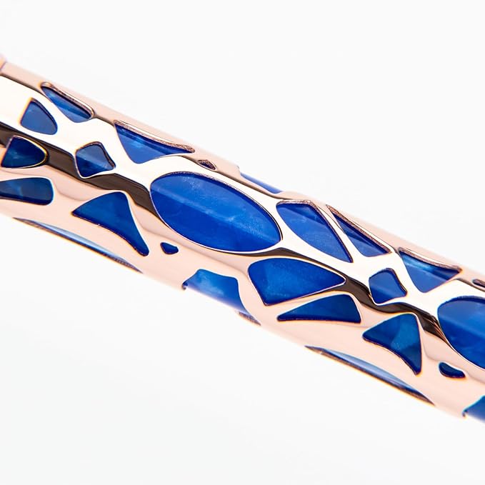 Conklin Endura Deco Crest Fountain Pen in Blue (Blue)