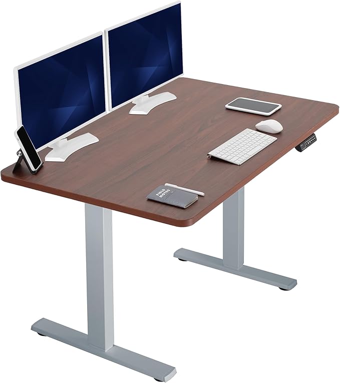 VIVO Electric 48 x 30 in Standing Desk (Gray, 48x30in)