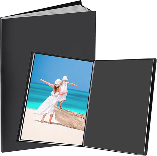 ZFCLXX Large 18"x24" Art Portfolio Heavy Duty Binder with Plastic Sleeves, Portfolio Folder with 30 Clear Sheet Protectors, Display 60 Pages, Poster Binder，Diamond Painting and Puzzle Storage Book