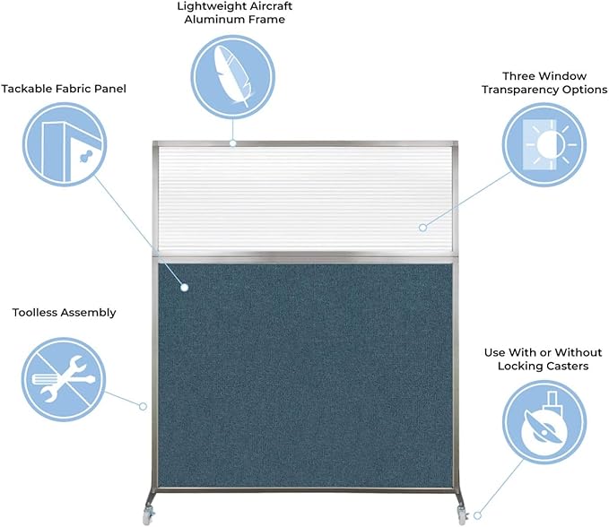 Versare Hush Screen Portable Room Divider