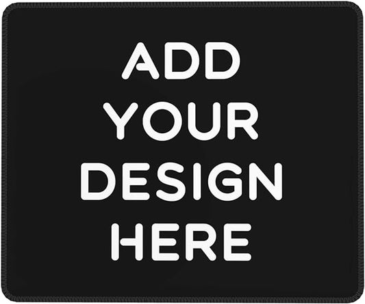 OHORTEB Custom Mouse Pad with Photo, Personalized Image Text Laptop Desk Mat, Customized Non-Slip Waterproof Desk Writing Pad for Office Home (Custom, 10in x 12in)