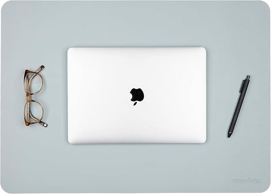 ANECDOTE Vegan Leather Desk Pad - 23.6"x17" Desk Mat for Your Office. This Quality Large Mouse Pad has Chic Elegance, Professional Look & Satisfying Touch - The Perfect Leather Mouse Pad for You!