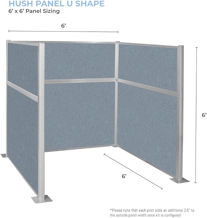 Versare Hush Panel Cubicle Kit