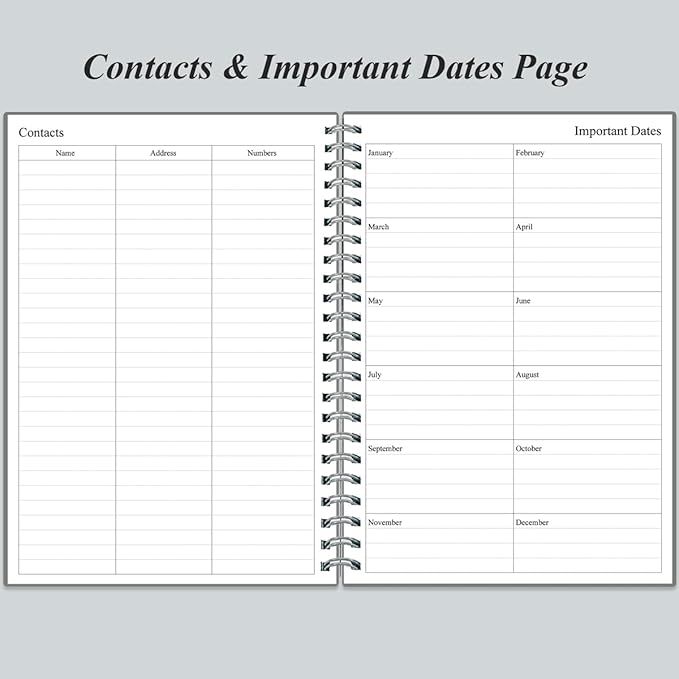 Daily Planner Undated (Grey, B5)