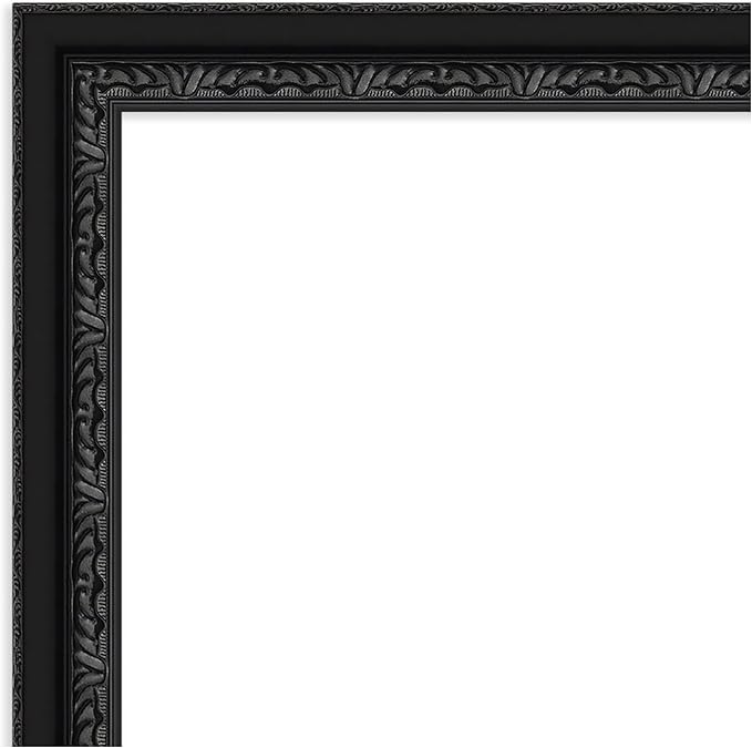 Amanti Art Black Framed Magnetic Board 16x22 Small Vision Board for use with Magnets, 100% Metal Sheet to Display Items as Office Decor or for Home Organization in mudroom, Kitchen or Kids Room