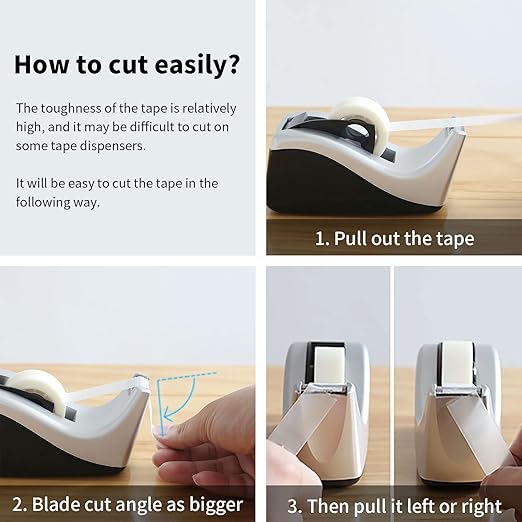 PCKPGON 12 Rolls Invisible Tape Refill, Matte-Finish Translucent Tape Refills for Dispenser, 3/4 x 1000 Inches, Engineered for Repairing Correction and Labeling