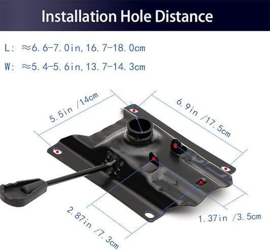 Gjpwyfdc Office Chair Tilt Mechanism Replacement, 6.9'' X 5.5''- for Executive, Desk and Gaming Chairs