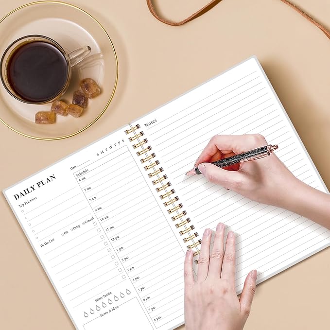 Daily Planner Undated (Teal, A5)