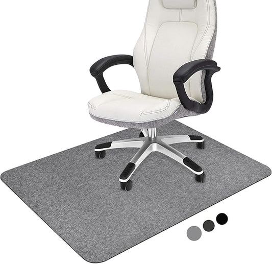 Placoot Office Chair Mat for Hardwood Floor, 55"x35" Computer Chair Mat, Desk Chair Mat, Large Anti-Slip Floor Protector for Home Office