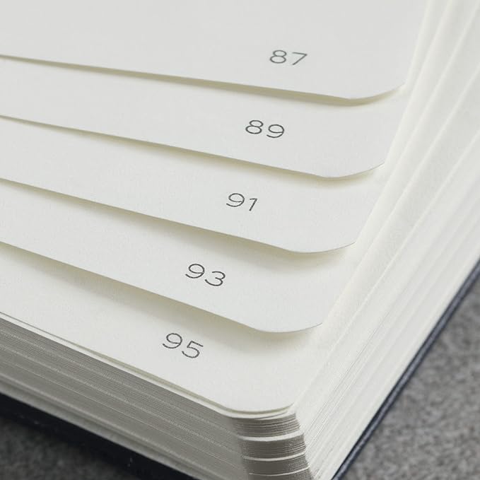 LEUCHTTURM1917 - Notebook Hardcover Master Slim A4+ - 123 Numbered Pages for Writing and Journaling (Sage, Plain)