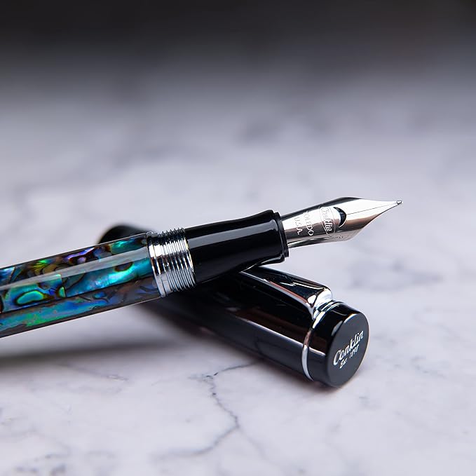 Conklin Duragraph Fountain Pen Abalone Nights - Fine Nib
