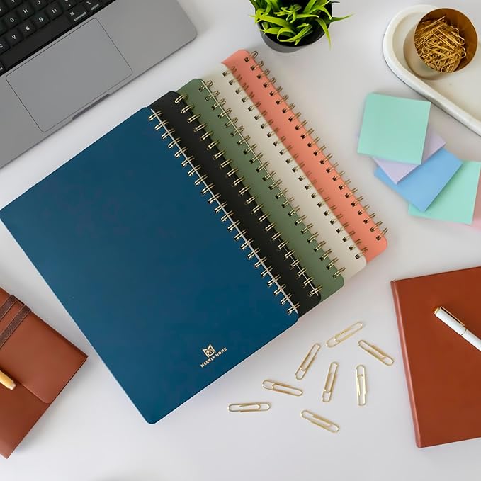 Merely Home Undated Daily Planner | 8.25” x 11.75” To Do List Notebook | Work Productivity ADHD Organizer | Men and Women Planner | College Supplies | Evergreen | Portrait Layout