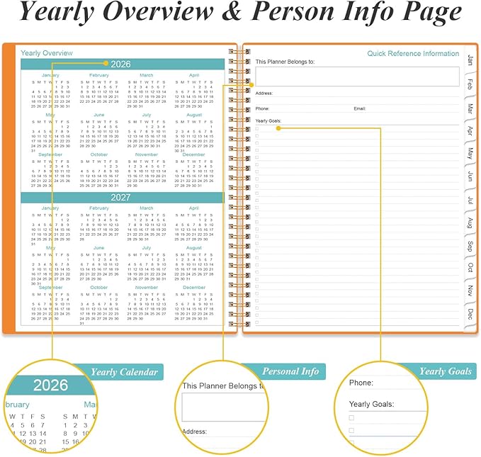 2026 Planner (Orange)