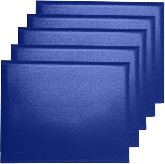 Diploma Cover 8.5” x11” Diploma Holder of Graduation Leatherette Padded Certificate（Tent Style),5-Pack