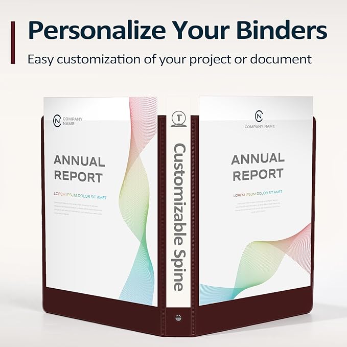 BinderX Extra Durable 1.5 Ring Binder (Navy, 8.5x11)