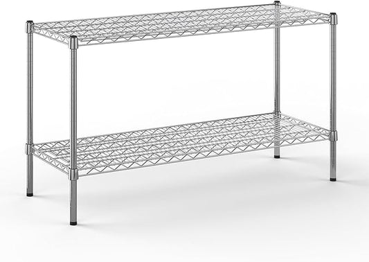 Regal Altair 18" Deep x 48" Wide x 27" Height Wire Shelving Kit | 2-Tier | NSF Commercial Storage Rack Unit