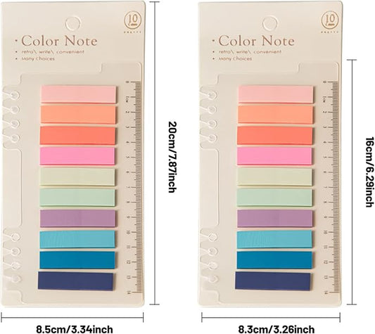 Golcellia Sticky Tabs Book Index Tabs, Page Tabs, Page Markers 1200 Pieces,60 Colors Annotation Tabs, Book Annotation Supplies