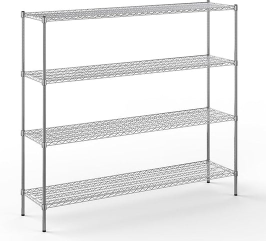 Regal Altair 18" Deep x 72" Wide x 64" Height Wire Shelving Kit | 4-Tier | NSF Commercial Storage Rack Unit