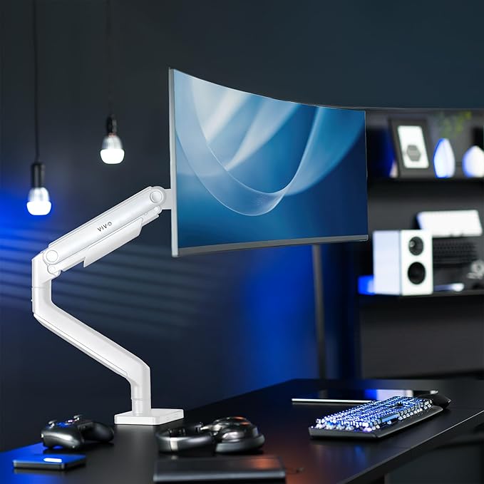VIVO Heavy-Duty Aluminum Tension Arm for Ultrawide Monitors up to 49"