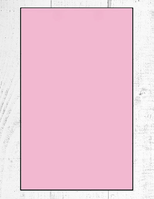 Colored Copy Writing and Printing Paper, 20 Pound, 75 GSM, 8.5"x14"/ Legal Size, 500 Sheets Per Ream. (500, Pink)