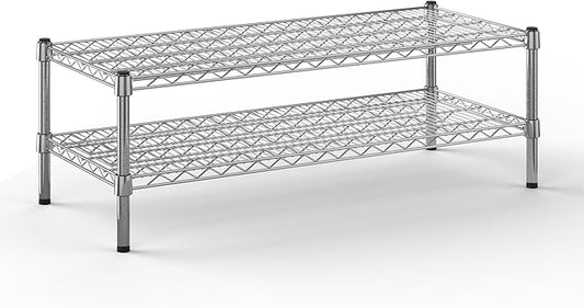 Regal Altair 18" Deep x 42" Wide x 14" Height Wire Shelving Kit | 2-Tier | NSF Commercial Storage Rack Unit