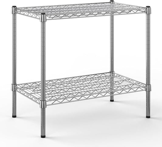 Regal Altair 18" Deep x 30" Wide x 27" Height Wire Shelving Kit | 2-Tier | NSF Commercial Storage Rack Unit