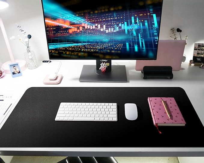 Bloss Desk Mat — 31.5×15.7 in, Black