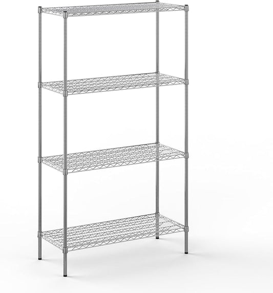 Regal Altair 18" Deep x 42" Wide x 74" Height Wire Shelving Kit | 4-Tier | NSF Commercial Storage Rack Unit