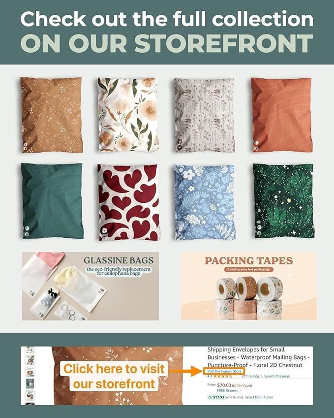 Poly Mailers 6 x 9 Inch - 100 pack Biodegradable Shipping Bags for Stationery and Small Accessories - Impack Self-Seal Waterproof Thick Mailing Envelope for Small Items - Emerald Evergreen