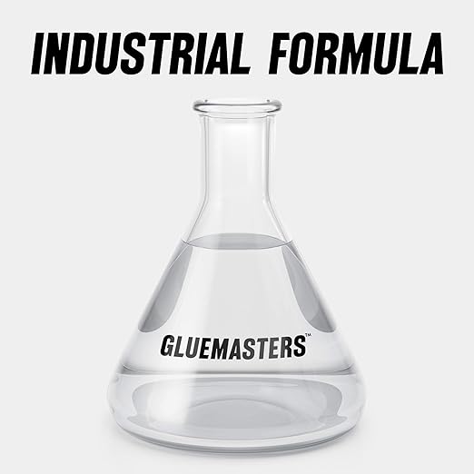 GLUE MASTERS (2 OZ Thin Viscosity) – Shoe & Wood Adhesive – General Home Repair Tool for Glass, Plastic, Rubber, Metal & More