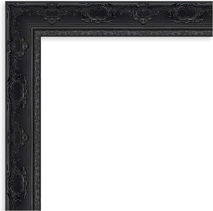 Amanti Art Black Framed Magnetic Board 28x28 Medium Vision Board for use with Magnets, 100% Metal Sheet to Display Items as Office Decor or for Home Organization in mudroom, Kitchen or Kids Room