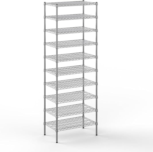 Regal Altair 18" Deep x 30" Wide x 86" Height Wire Shelving Kit | 10-Tier | NSF Commercial Storage Rack Unit