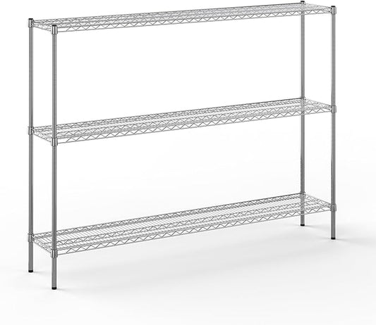 Regal Altair 14" Deep x 72" Wide x 54" Height Wire Shelving Kit | 3-Tier | NSF Commercial Storage Rack Unit